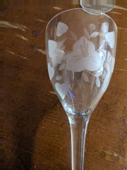 Vine glasses christal