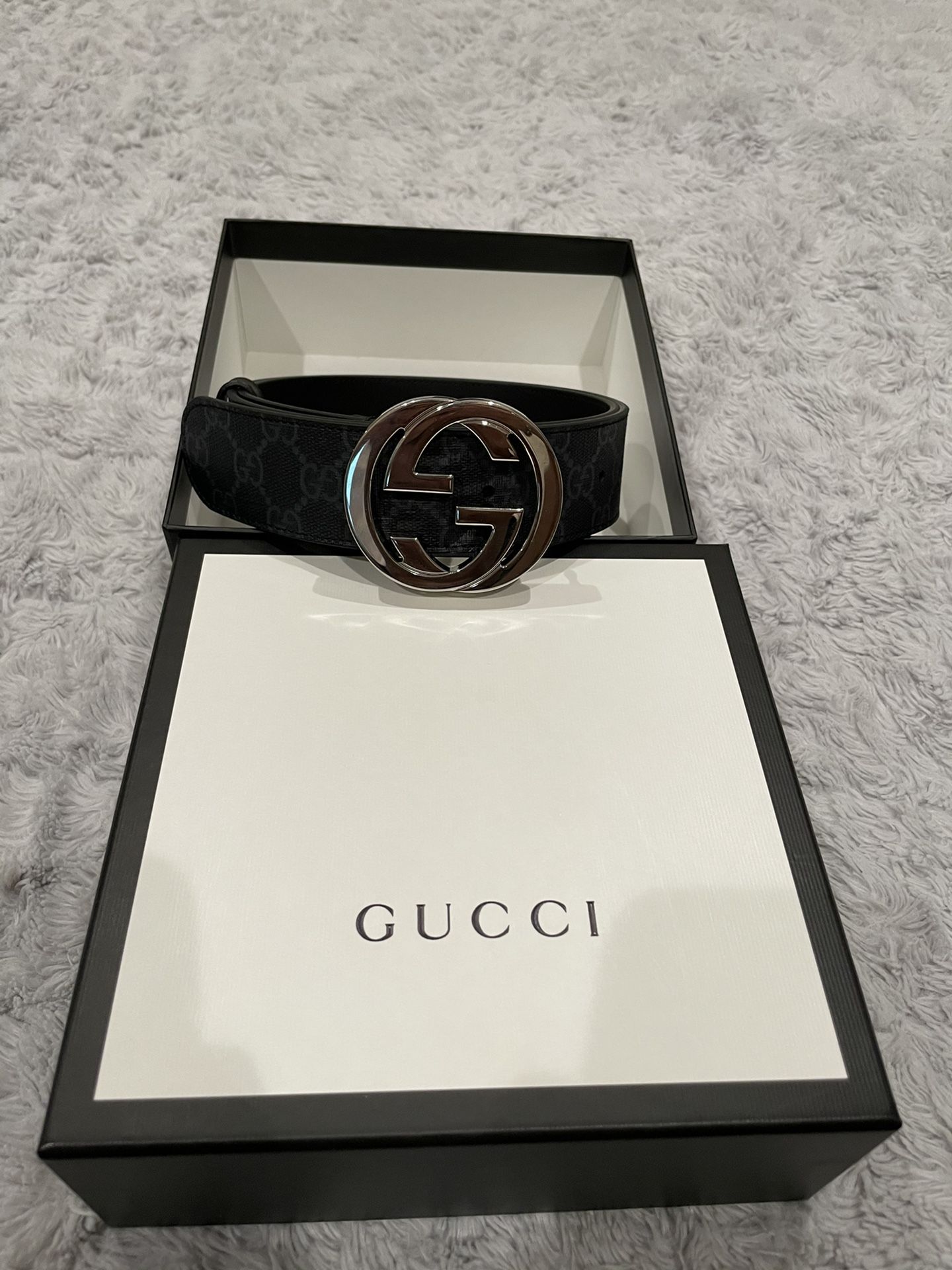 Men’s Supreme Gucci Belt With GG