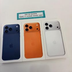 Apple IPhone 17 Pro Max 5G Unlocked New - Pay $1 DOWN AVAILABLE - NO CREDIT NEEDED