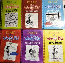 Diary Of a Wimpy Kid (Hardcovers) 6 Copies