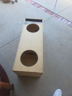 Dual Subwoofer Speaker Box Enclosure