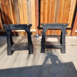 2  Folding Sawhorses