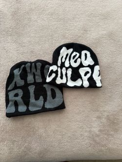 Graphic Knit Beanies Set of Two