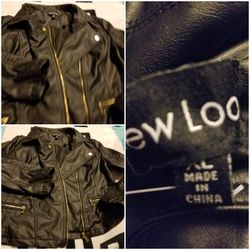 Ladies leather jacket