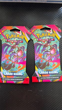 Pokémon TCG Mega Evolution Chaos Rising Booster Packs x2