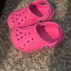 Pink Baby Crocs