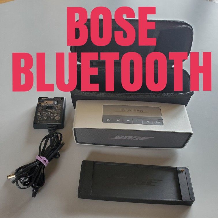 Bose Bluetooth SoundLink Mini Speaker Chargers & Case 24 Hour Test Period