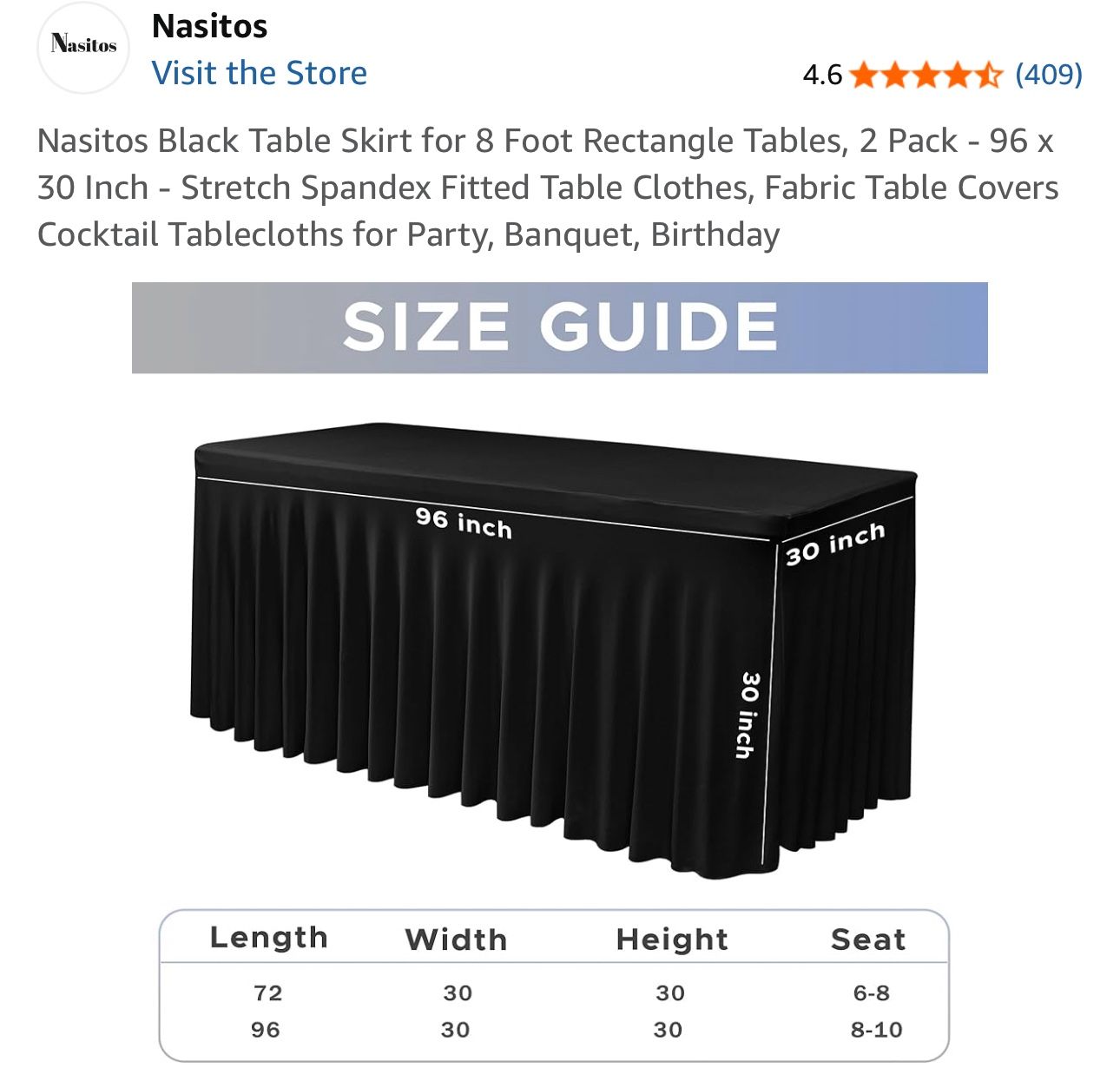 Table Covet Rectangle