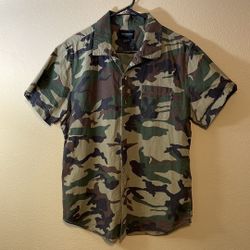 Obey Camo Button Up Shirt 