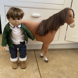 AMERICAN GIRL DOLL Horse with the doll