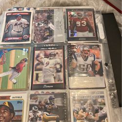 Assorted Baseball and Football cards
