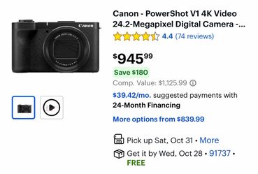 Canon Powershot V1