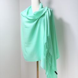 Solid Color long cashmere Turkish Scarf Hijab Scarf