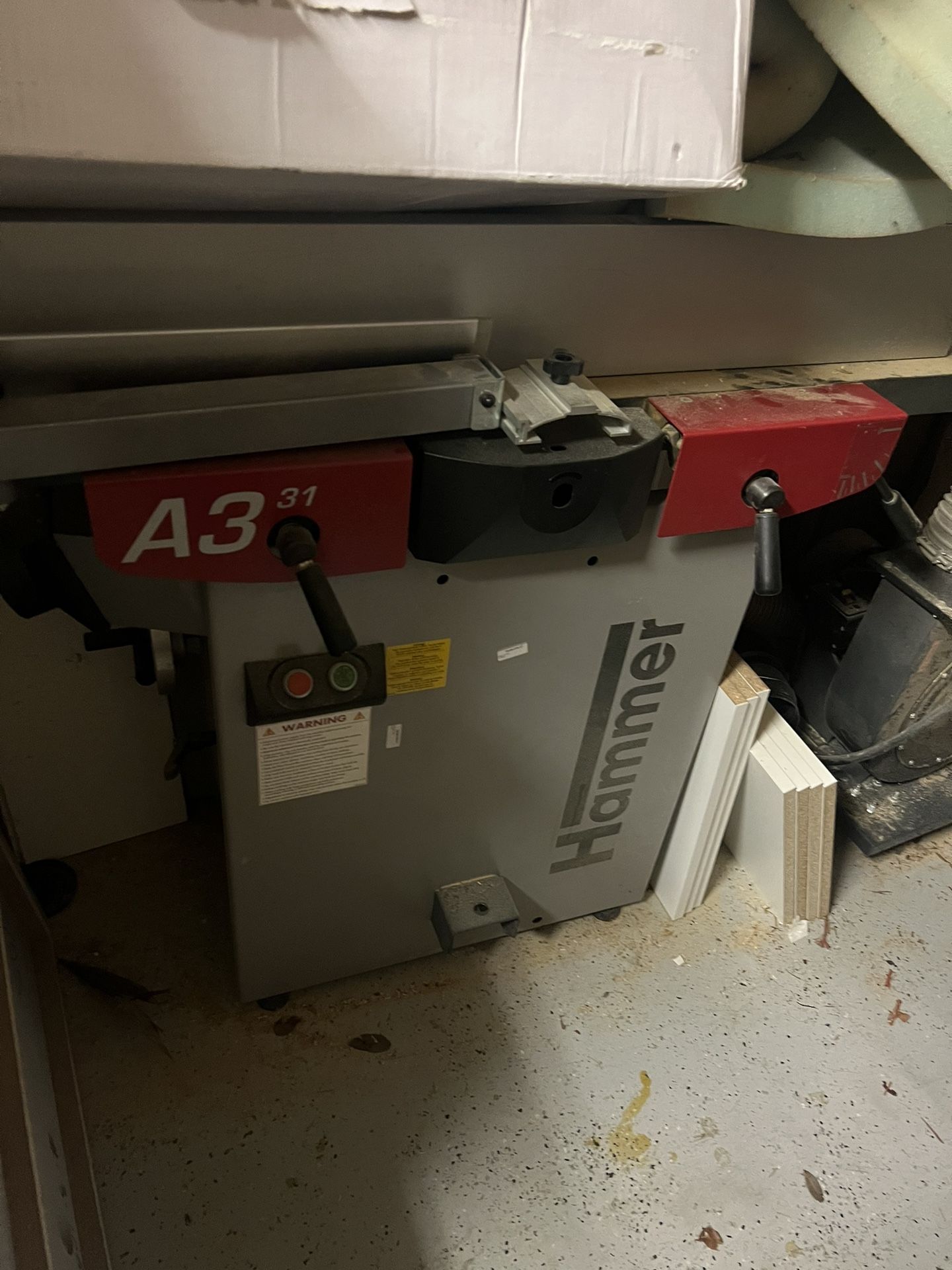 Jointer-Planer Hammer A3 31 Including Silent -Power Cutter lock
