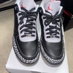 OG Black Jordan Cement 3’s 