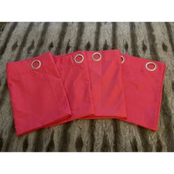 Pink Blackout Curtains. Like New.