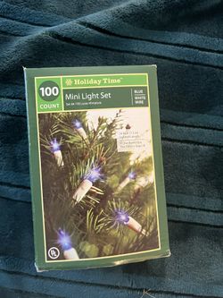 Holiday Time Christmas Mini Light Set 100 Count $10