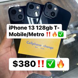 iPhone 13 128gb T-Mobile/metro 