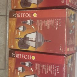 THREE NEW PORTFOLI 3 N 1 LIGHTING. 