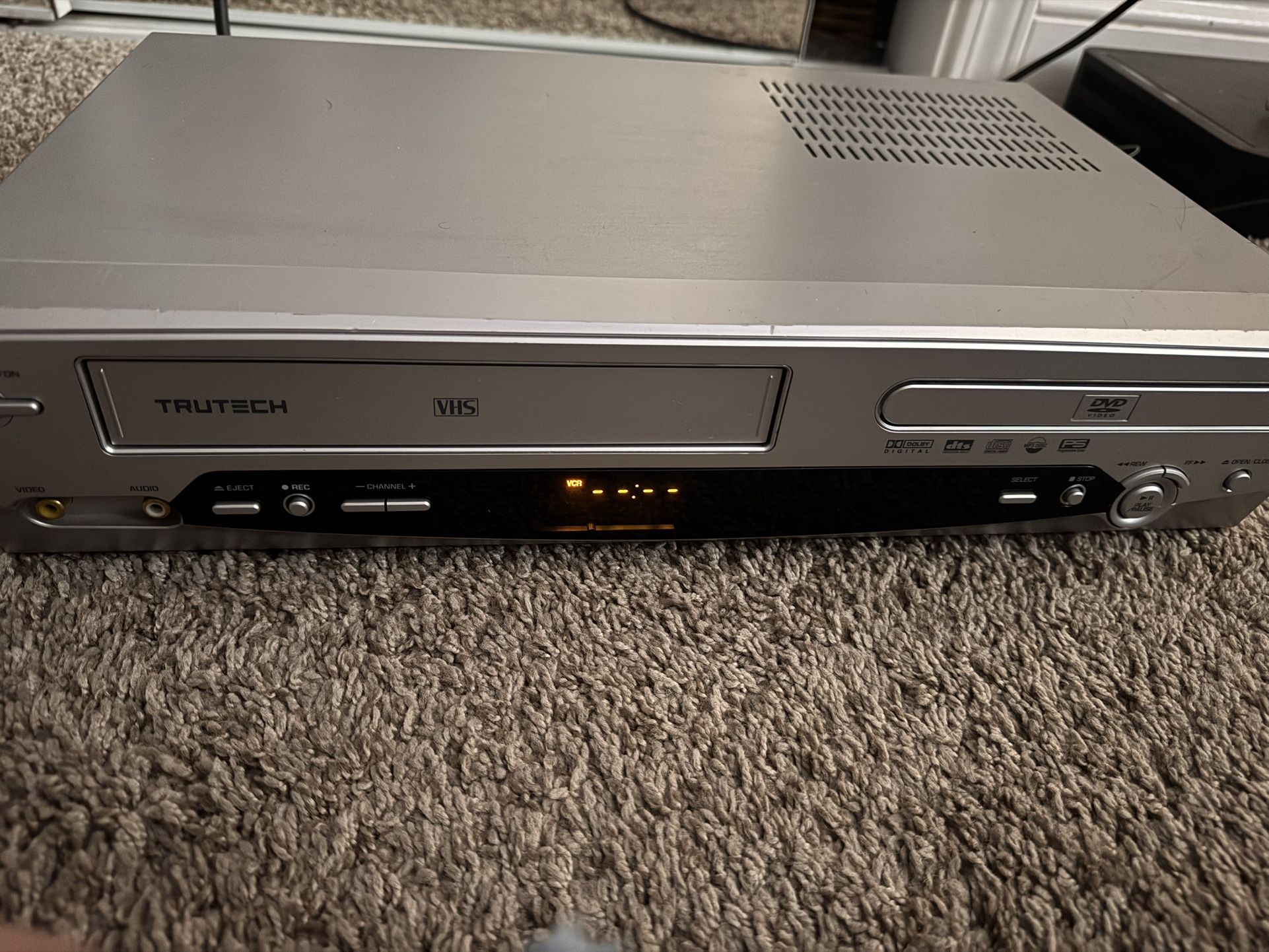Trutech dvd and vhs combo