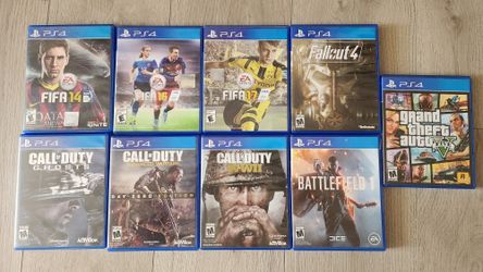 PS4 Games See Photo