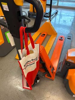 Electric Pallet Jack 3300 lb Capacity with 48" x 27" Forks Lithium Battery, T-1034