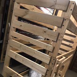 Solid Triple Wood Bunkbed