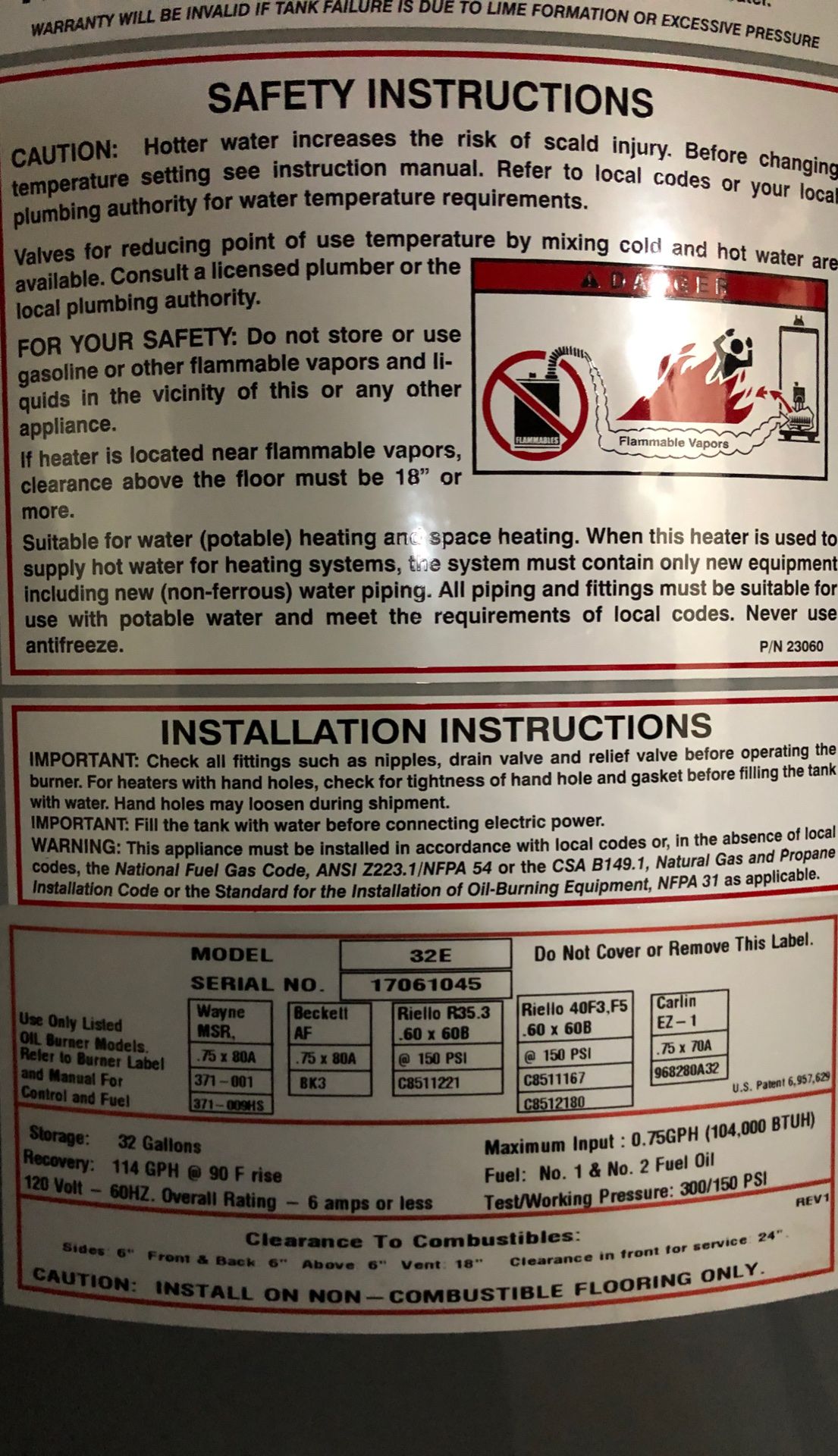 Bock oil hot water heater. for Sale in Yalesville, CT OfferUp