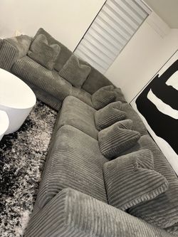 Gray Lindyn 4-piece Modular Sectional