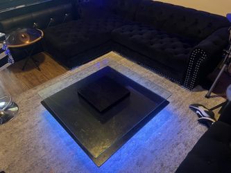 Modern cofe table for living room with light