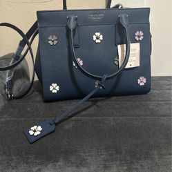 BNWT Kate Spade Flower Appliqué Purse 