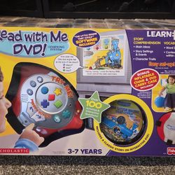 New Scholastic Read with Me DVD! Learning System!