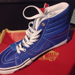 Size 9 Vans Sk8  "Reissue Cap "Model Man Sneakers