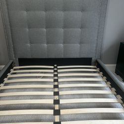Upholstered Headboard With Frame-Queen