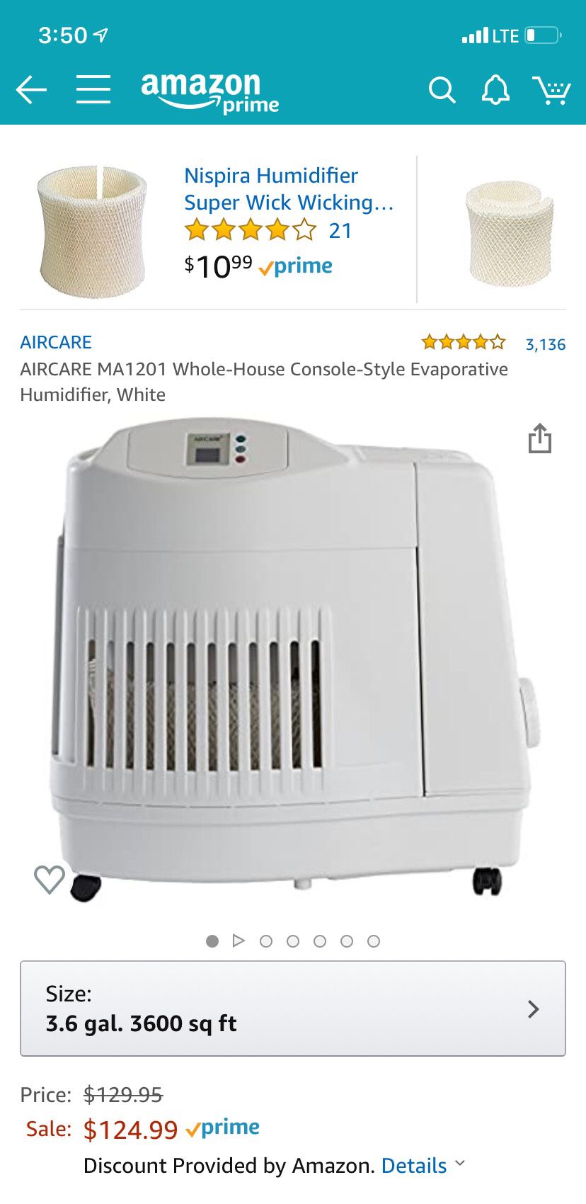 Humidifier AirCare in good condition