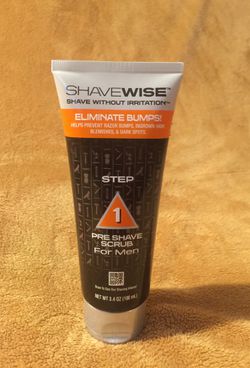 Shavewise Pre-Shave Scrub for Men 3.4oz.