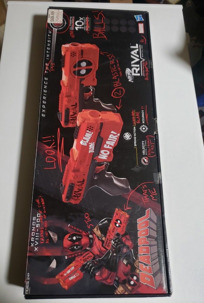 NERF Rival Deadpool Kronos XVIII-500 Set