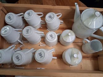 Noritake cups and tea pot