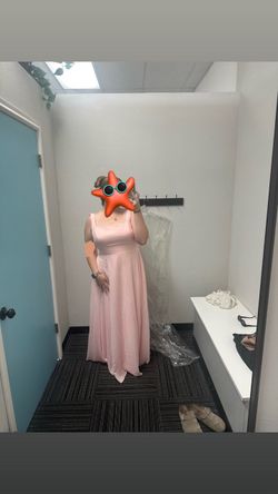 JJ's House Pink A-Line Maxi Formal Dress