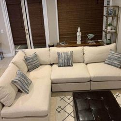 Linen Cloud Sectionals Sofas Couchs 