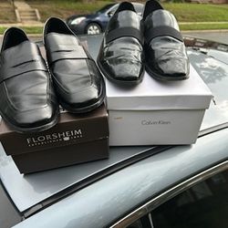 Men Dress Shoes Size 10.5 Both Pair For 35.00