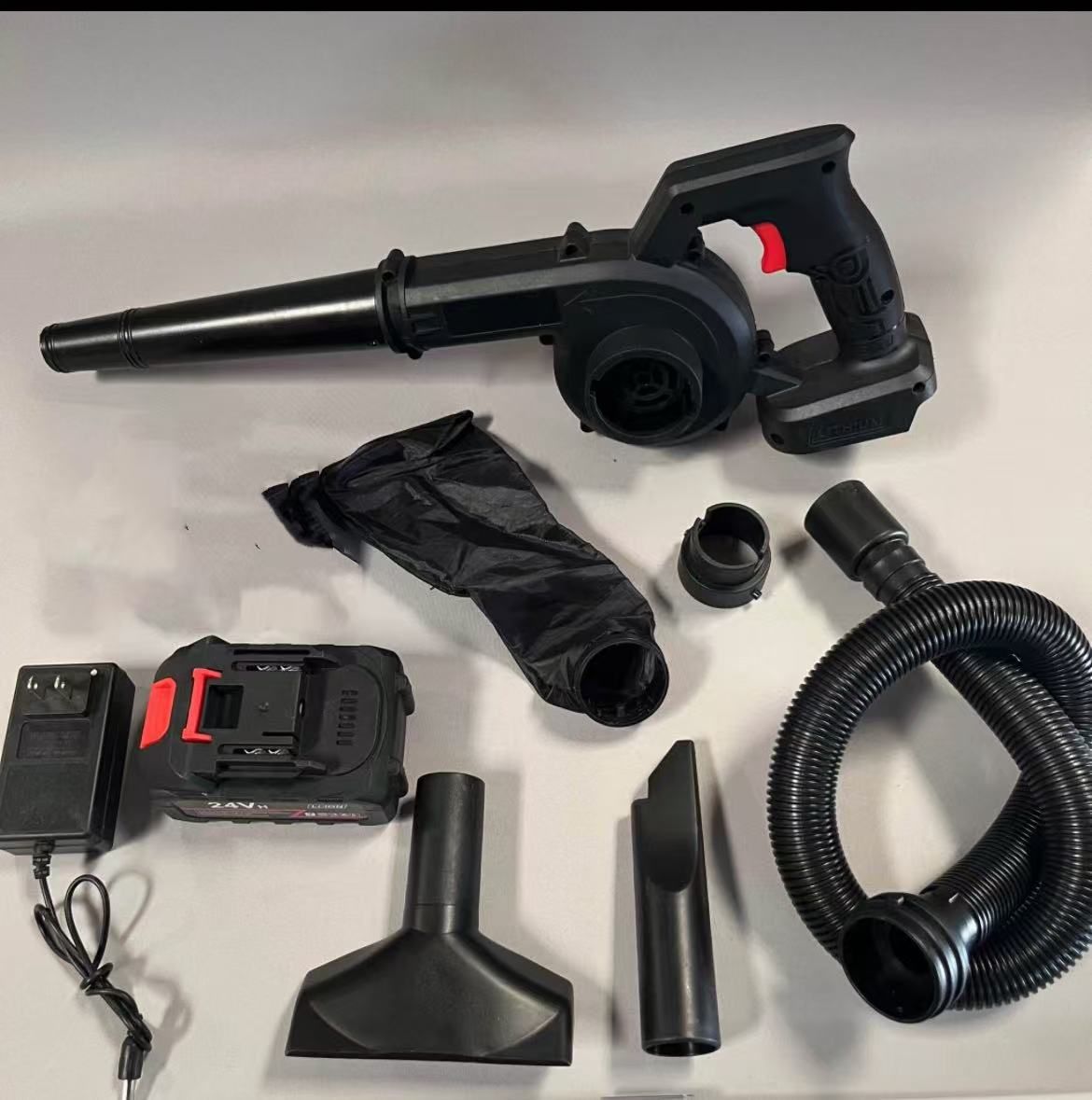 Handheld 21V Cordless Leaf Blower with Vacuum