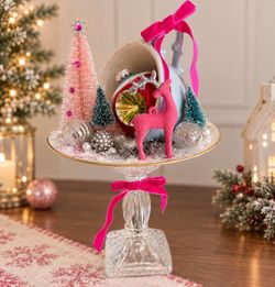 💕🎄 Beautiful one of a kind vintage style Christmas/winter decor