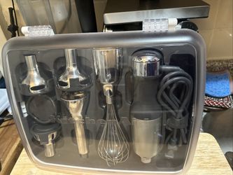 KitchenAid Immersion Hand Blender KHB2561-5 Speed with Attachments and Case