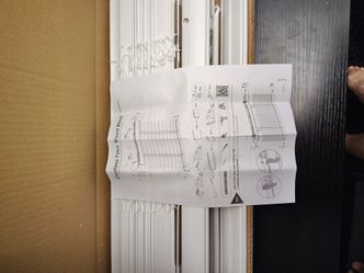 White Faux Wood Blinds