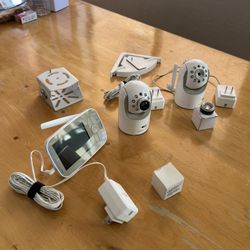 Infant Optics DXR-8 Baby Monitor cameras X2