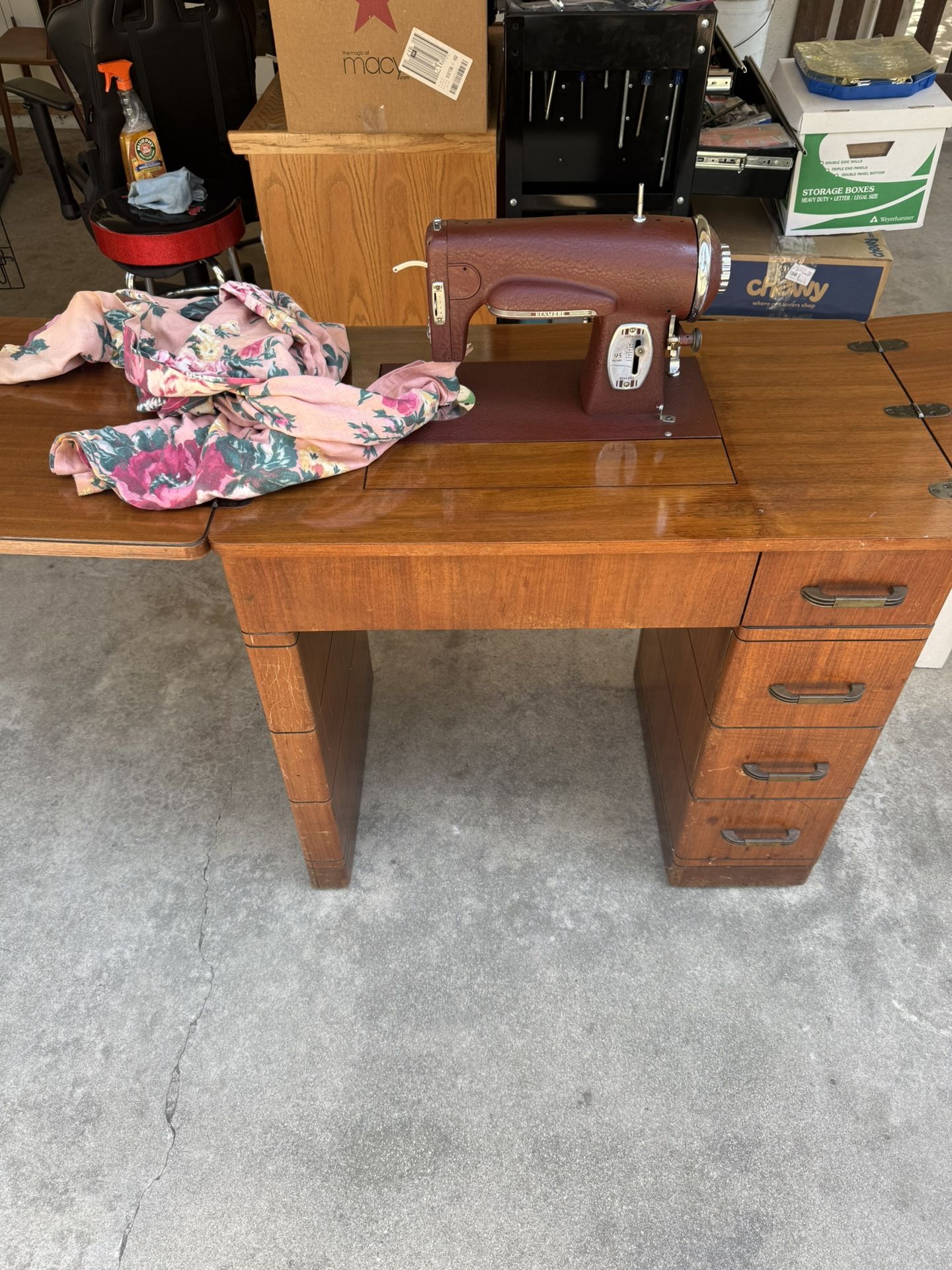 Vintage Kenmore 1947 Sewing Desk
