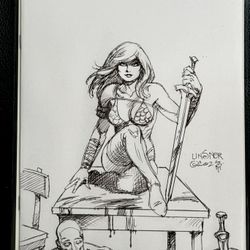 RED SONJA EMPIRE OF THE DAMNED 1 LINSNER 1:25 Virgin Ratio-NM