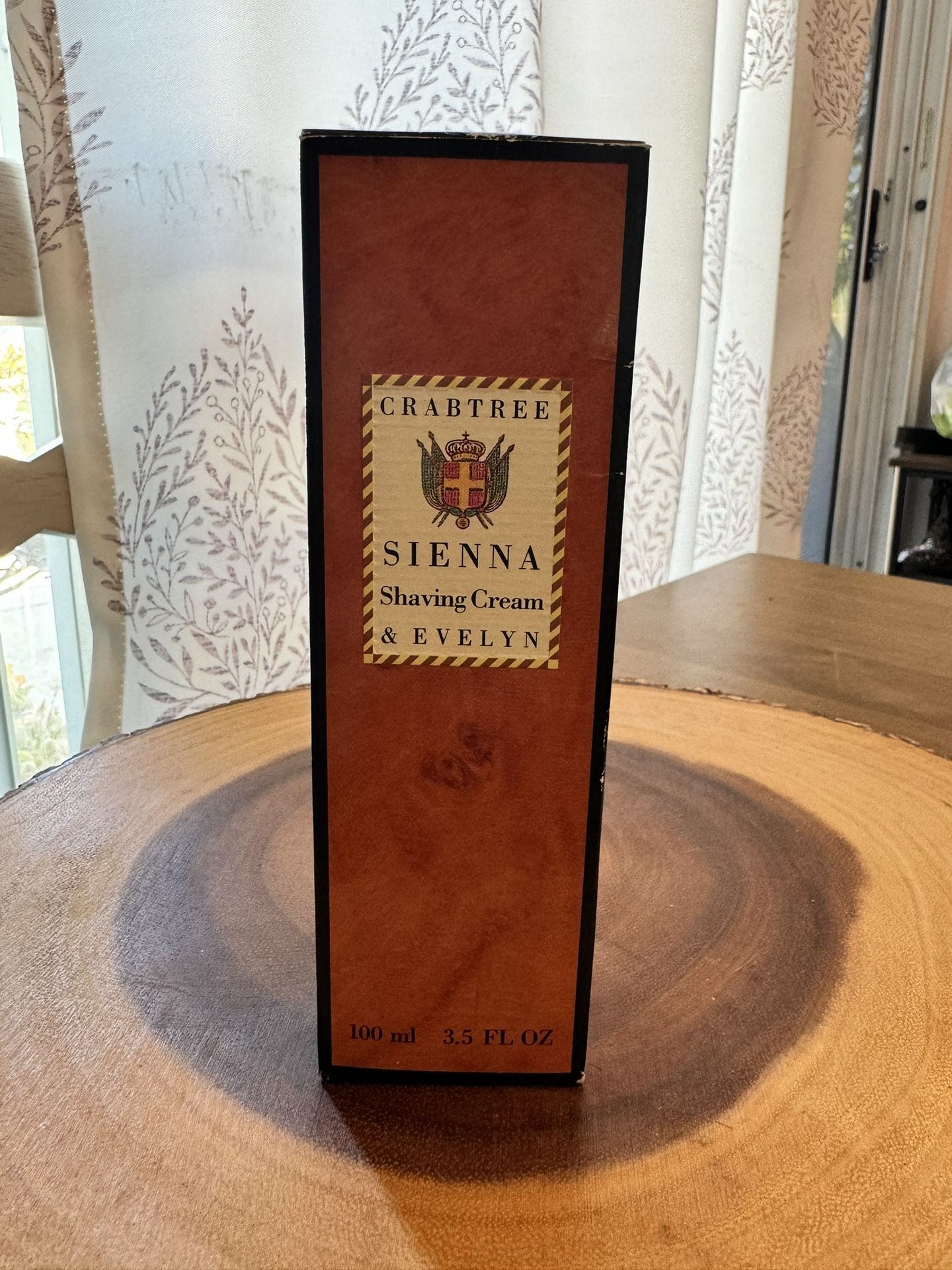 CRABTREE & EVELYN SIENNA LUXURY SHAVE CREAM SHAVING VINTAGE New in Box