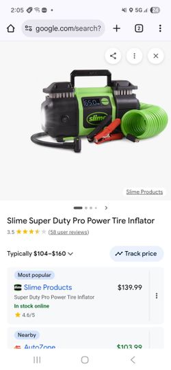 Slime Super Duty Air Compressor.brand New $40